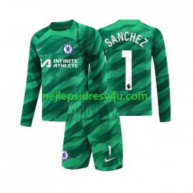 Fotbalový Dres Chelsea Robert Sanchez 1 Brankářské Dětské Alternativní 2023/24 Dlouhý Rukáv